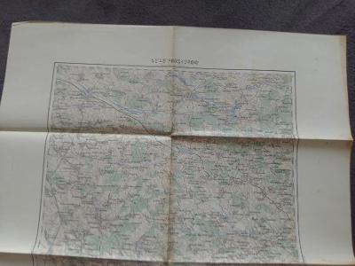 Vojenská mapa Proskurow  1909