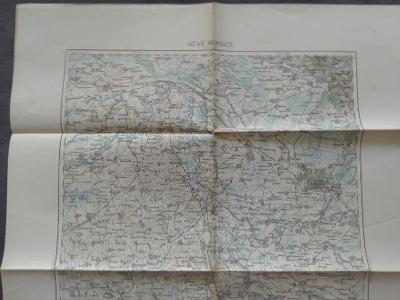 Vojenská mapa  Munkács 1909