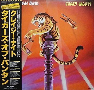LP:Tygers Of Pan Tang/1.JAPAN press 1982+OBI/ II. Crazy Nights MINT/NM