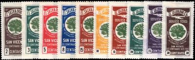 Salvádor 1935 * San Vicente komplet mi. 521-530