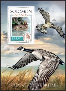 Šalamounovy ostrovy 2014 Britští ptáci Mi# Block 271 Kat 12€ R242