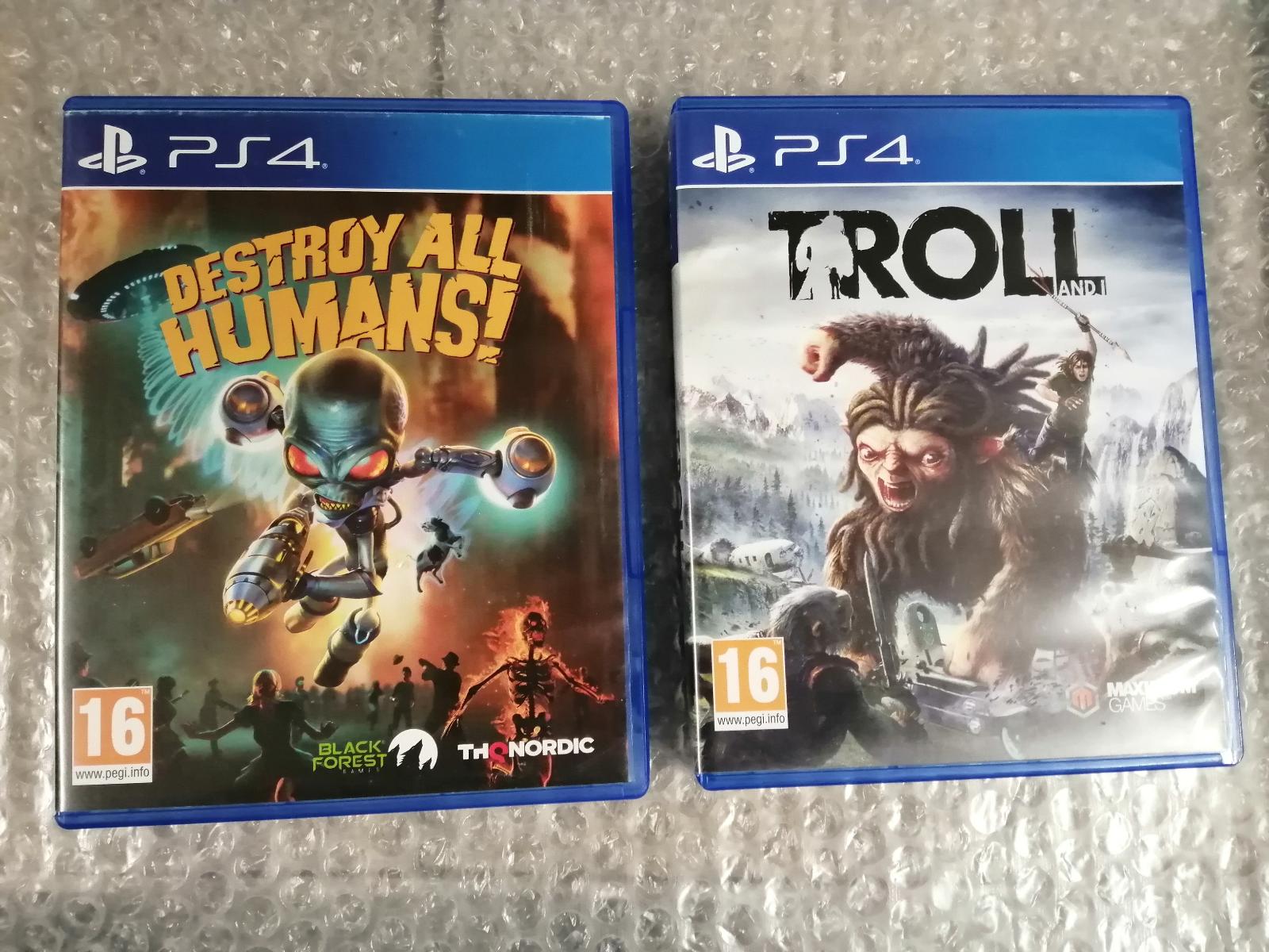 Destroy ALL Humans! a TROLL PS4 - Počítače a hry