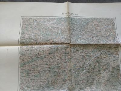 Vojenská mapa Trentschin 1909