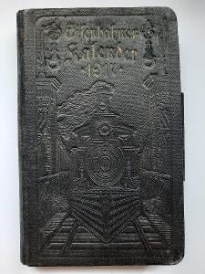 Rakousko - železničářův kapesní kalendář - 1917
