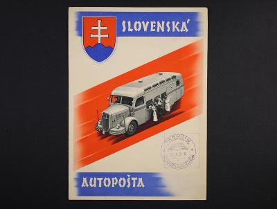 Slovenská autopošta pam. NL Trenčín 1939, 8. sjezd HSLS 