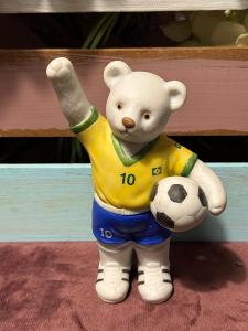 Porcelánový míša, fotbalista Brazílie, zn. Rosenthal