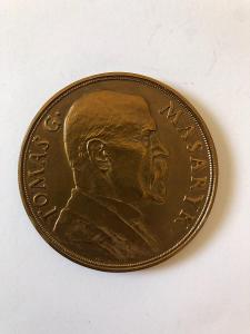 Medaila k 85. narodeninám T.G. Masaryka