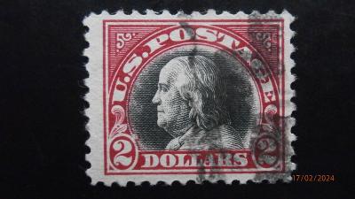 ZNÁMKY - USA - 1920 - 2$ -  Scott - 547.   40$.
