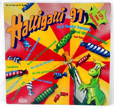 2LP - Fred Feiermann Und Die Partylöwen – Halligalli 91 (d34/2)