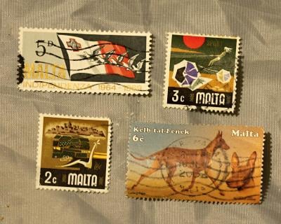 Známky Malta - 4 ks 