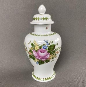 Porcelánová retro váza s víkem, Německo