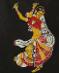 Indická tradičná maľba ženy obraz bez rámu rozmer 46x64 ručné práce - Starožitnosti a umenie