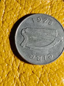 mince Irsko 10 pencí 1978