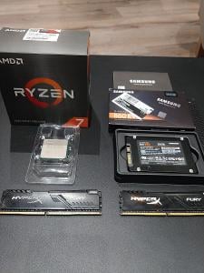 Ryzen 7 5800X, DDR4 Kingston 3600MHz 32GB, SSD Samsung 860 Evo 500GB