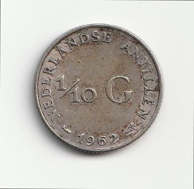 Holandské Antily - 1/10 guldenu - 1962