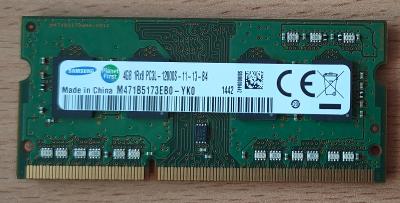 Paměť Samsung RAM DDR3 PC-12800 1600 MHz