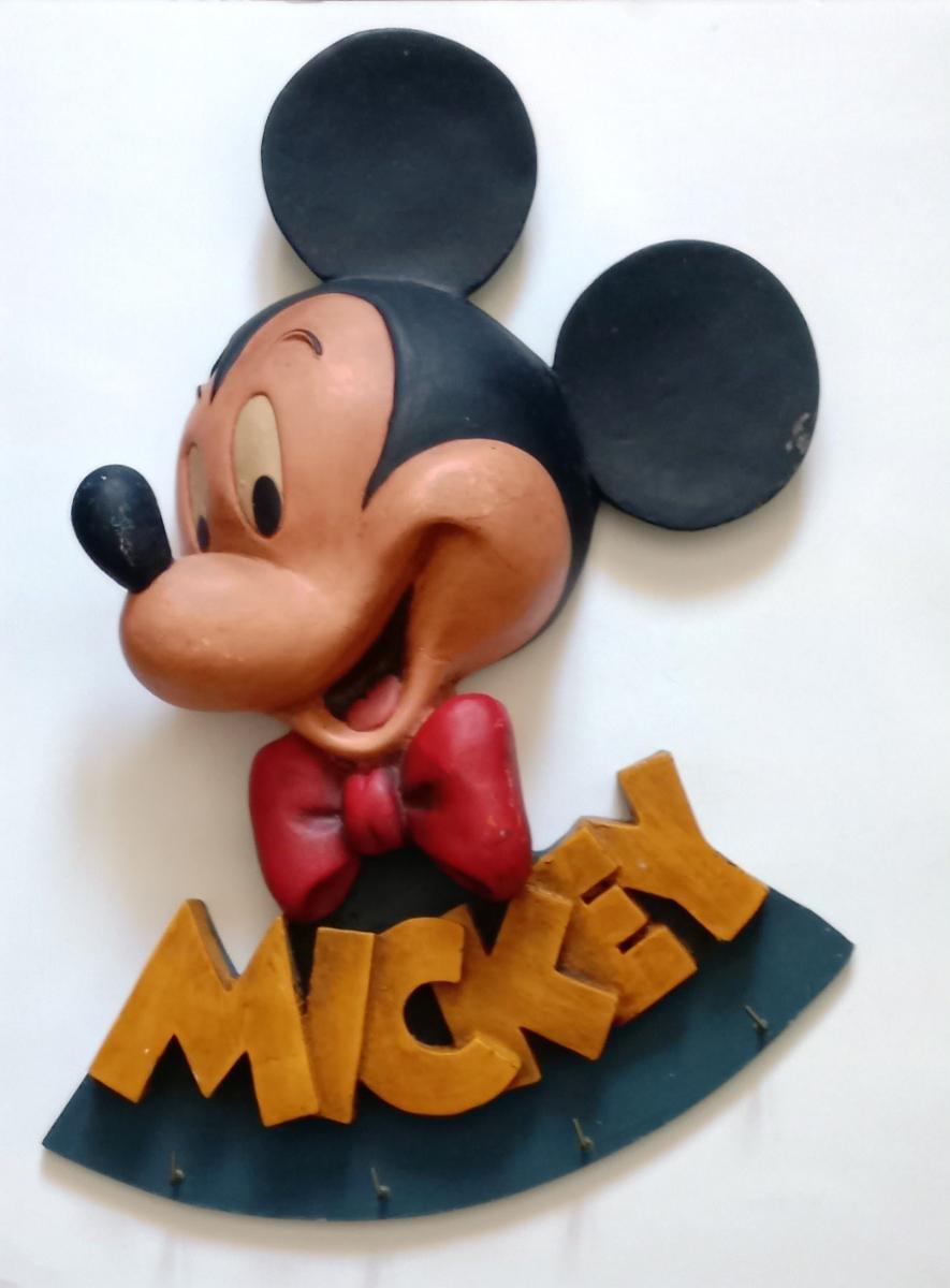 "Myšiak Mickey", vešiak do detskej izby, cca 48 x 33 cm - Deti