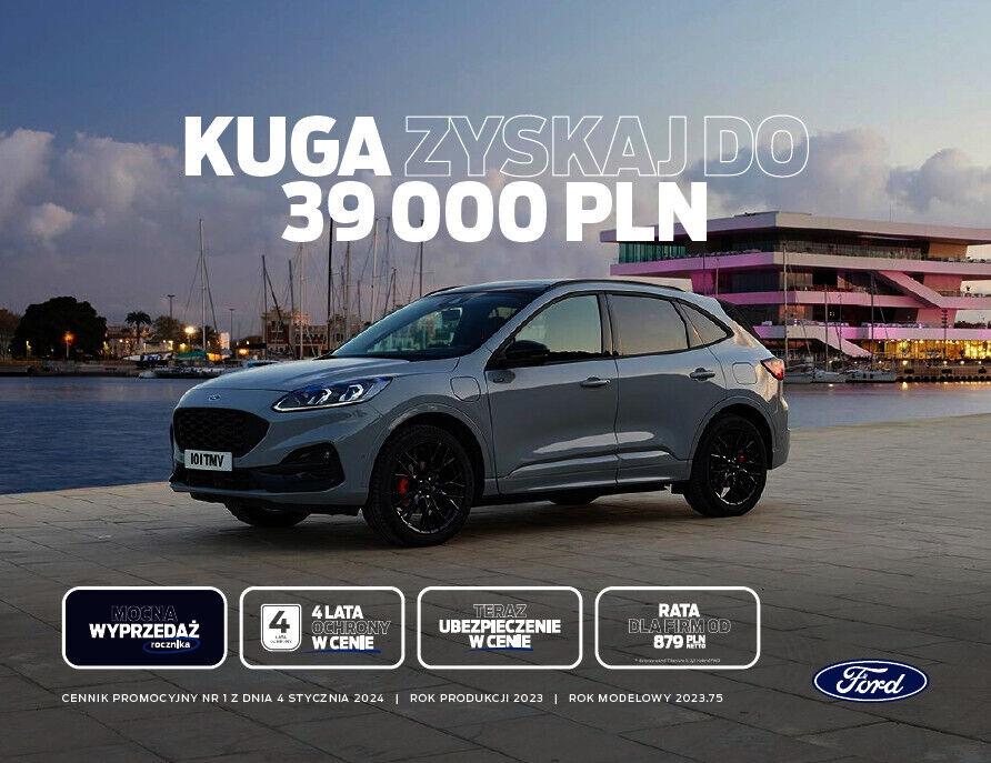 Ford Kuga model 2024 prospekt 01 / 2024 PL Aukro