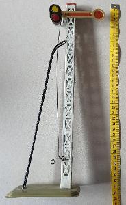 BING 1-ramenné návestidlo semafor výška cca 35cm pre vláčiky MERKUR