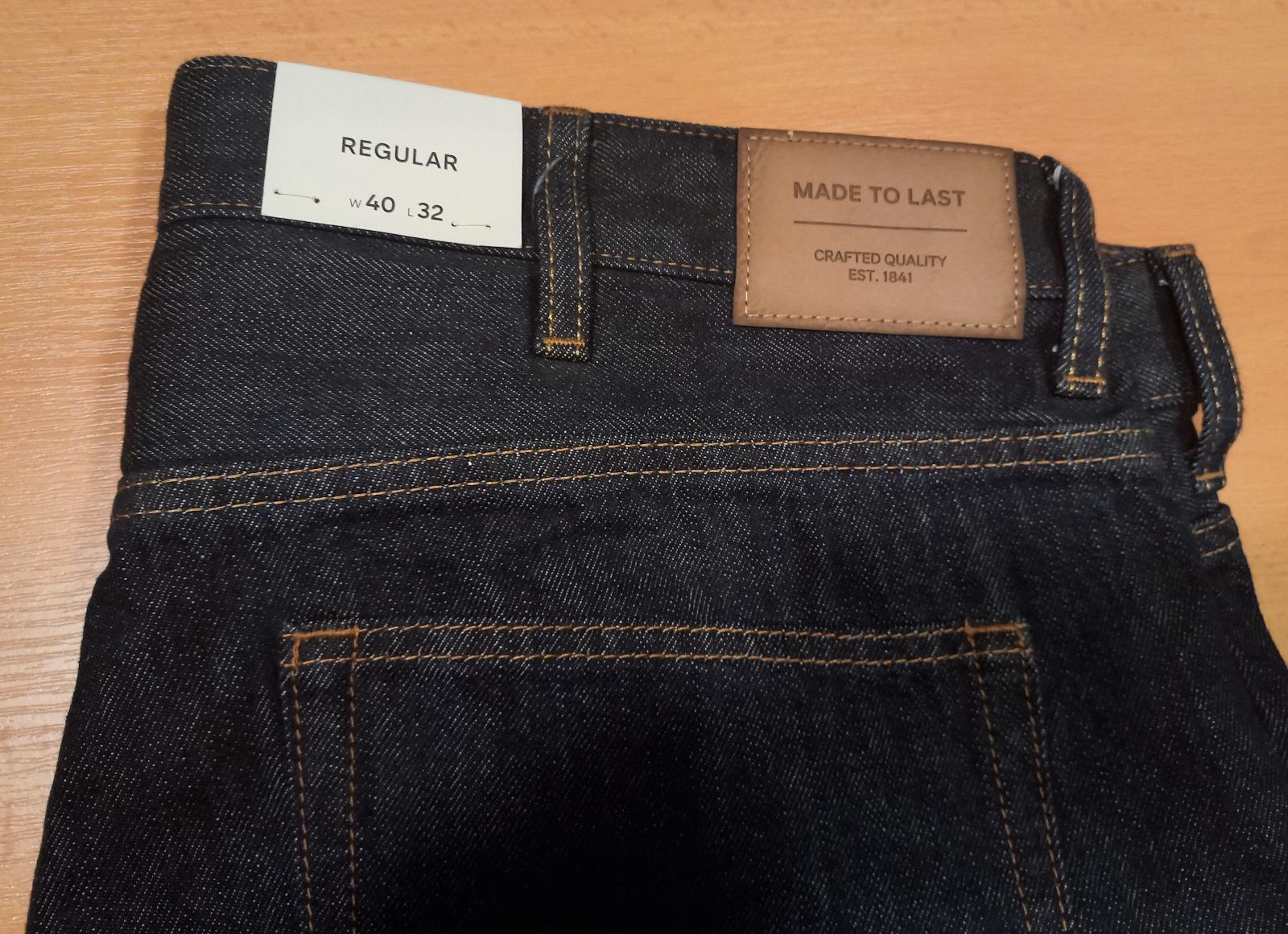 Pánske nohavice - jeans - veľ. 40/32 - Pánske oblečenie