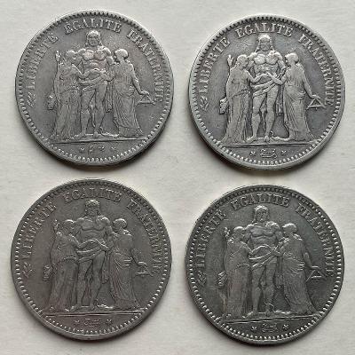 Investičné striebro - 89 g Ag - historické strieborné mince (98,9 g)