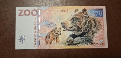 Bankovka zoo Plzeň nový medveď