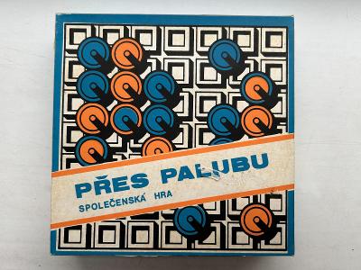PŘES PALUBU - společenská hra z roku 1984 - IRISA Vsetín - pěkný stav