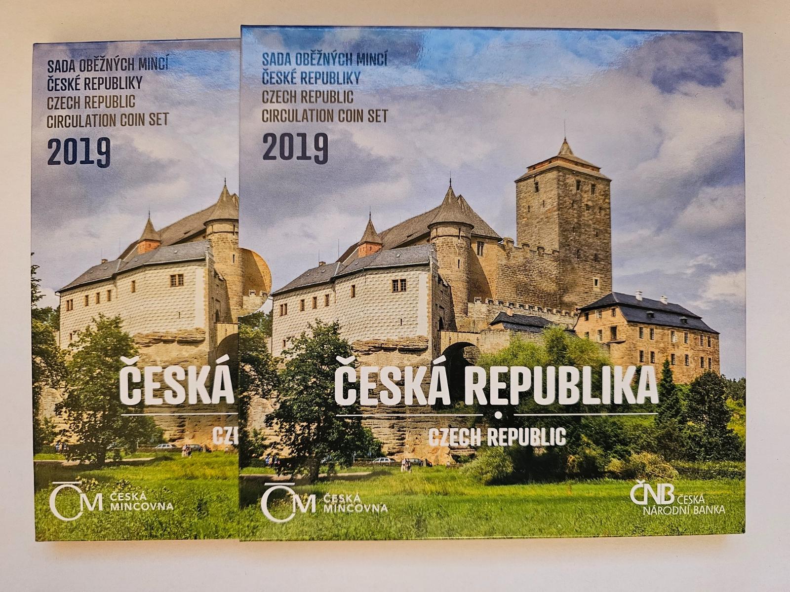 Súprava obežných mincí - Česká republika 2019 - Numizmatika