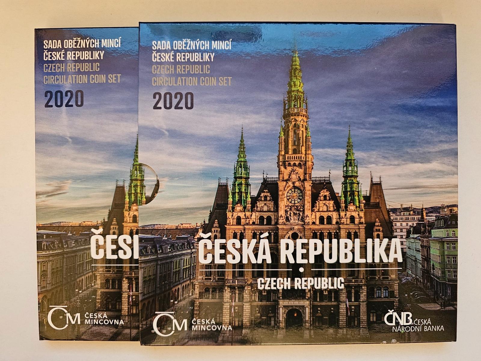 Súprava obežných mincí - Česká republika 2020 - Numizmatika