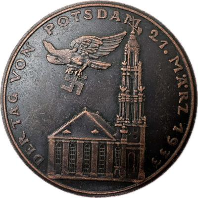 Edukativní novoražba medaile "Den Postupimského gárnisonu 1933"