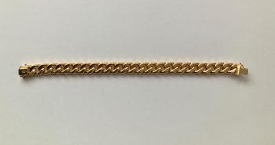 Zlatý náramek Pancer , délka 20 cm , 14 karátů