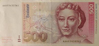 Německo 500 DM 1991