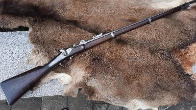 Vojenská puška Albini-Braendlin M1867 pro pěchotu