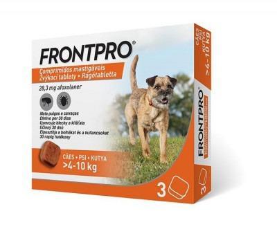 perfektní tablety pro psy proti klíšťatům a blechám/váha 4-10kg/
