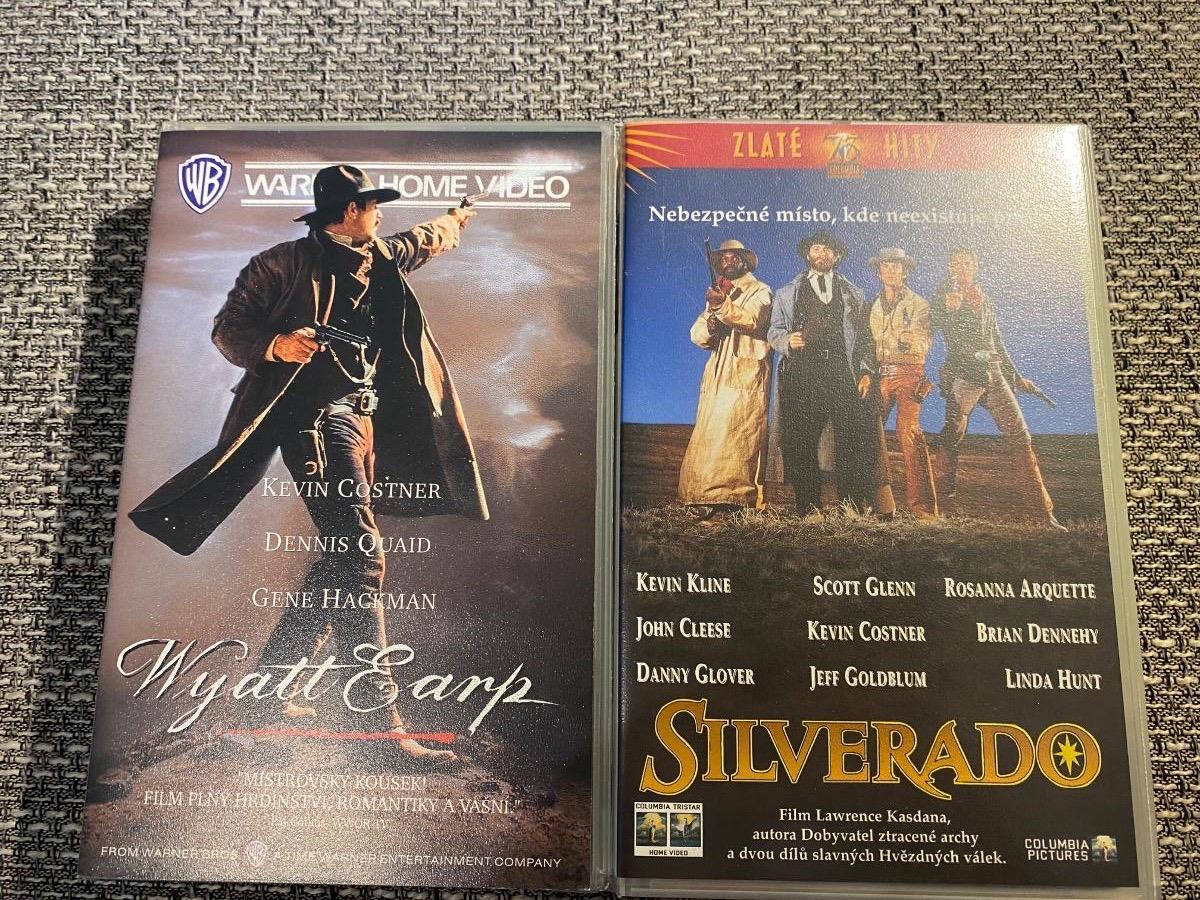 VHS Wyatt Earp a Silverado - Film