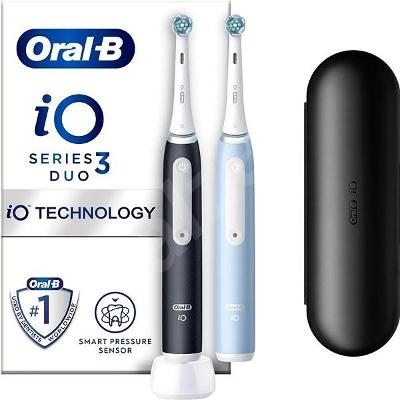 Elektrický zubní kartáček Oral-B iO 3 Duo Black & Blue