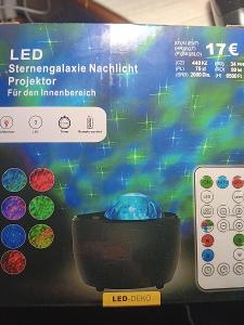 LED hviezdny projektor