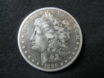 USA 1 Morgan dolar 1899 (mincovňa New Orleans) Ag