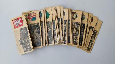 Staré sběratelské kartičky z čokolád Orion
