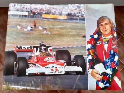Plakát formule 1 / James Hunt 1977