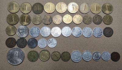 Mince konvolut Európa -297 mincí. Všetko nafotené! Aukcie od 1 koruny.