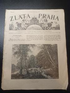 Obrázkový časopis Zlatá Praha r.1889