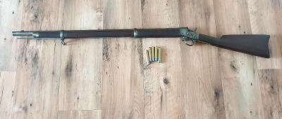 Historická puška Remington Rolling Block cal.50CF 1870 Hezký pův. stav