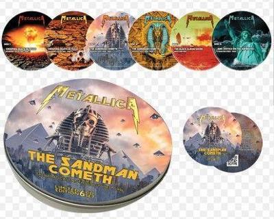 6 CD metal box  Metallica - The Sandman Cometh (1983 - 1996)