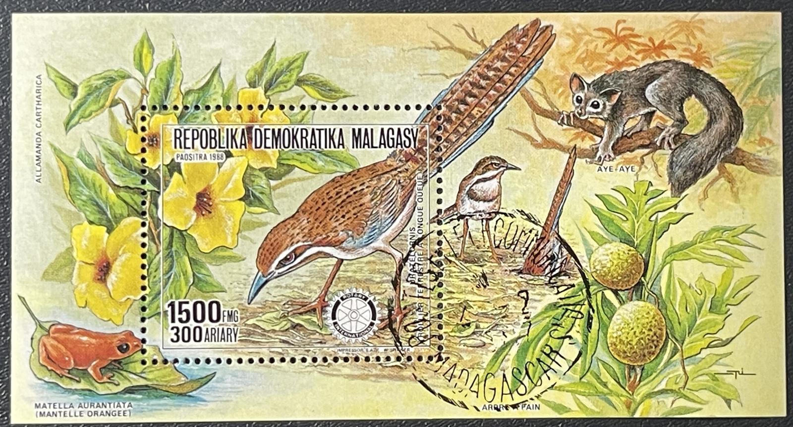 Madagaskar 1988 - razená, pôvodný lep - Filatelia