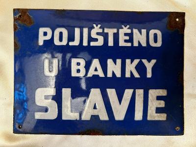 POISTENIE U BANKY SLAVIA - SMALTOVANÁ CEDUĽA