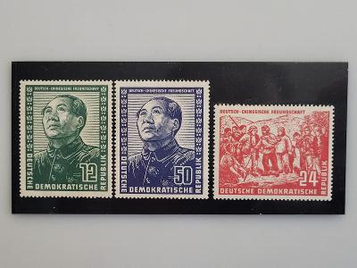 DDR č. 286-288** Německo-čínské přátelství 1951 - hledaná série !
