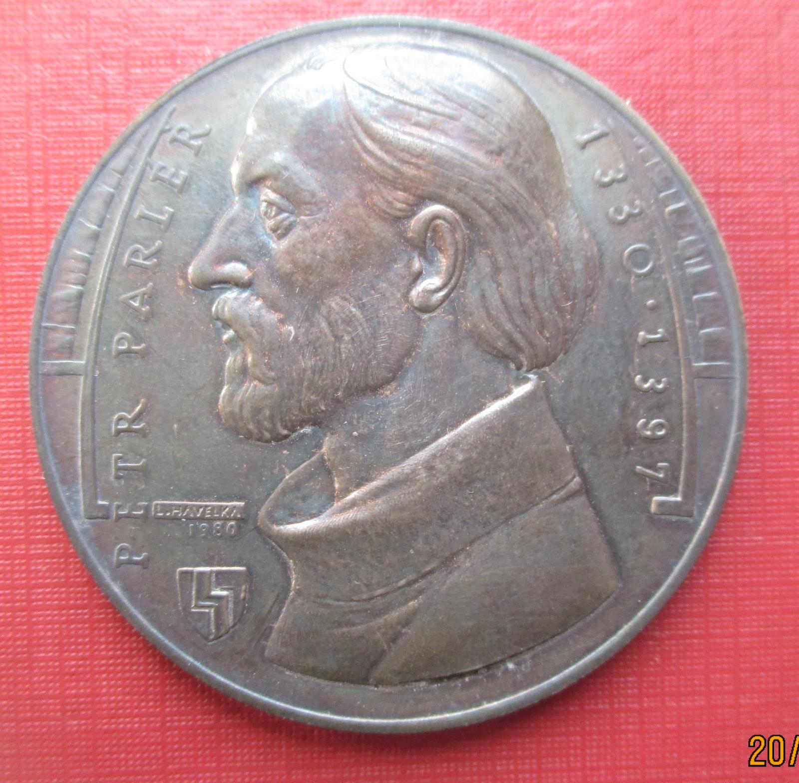 pamätná medaila Petr Parléř 1980 - Numizmatika