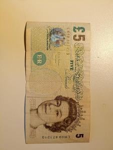 Britská libra - five pounds