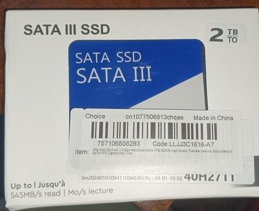 2 TB SSD disk - Počítače a hry